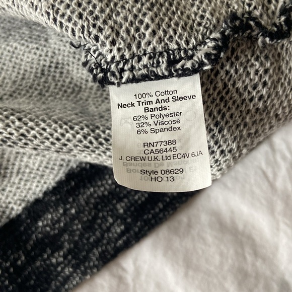 Madewell Sheath Dress in Marled Charcoal, M - Picture 6 of 8